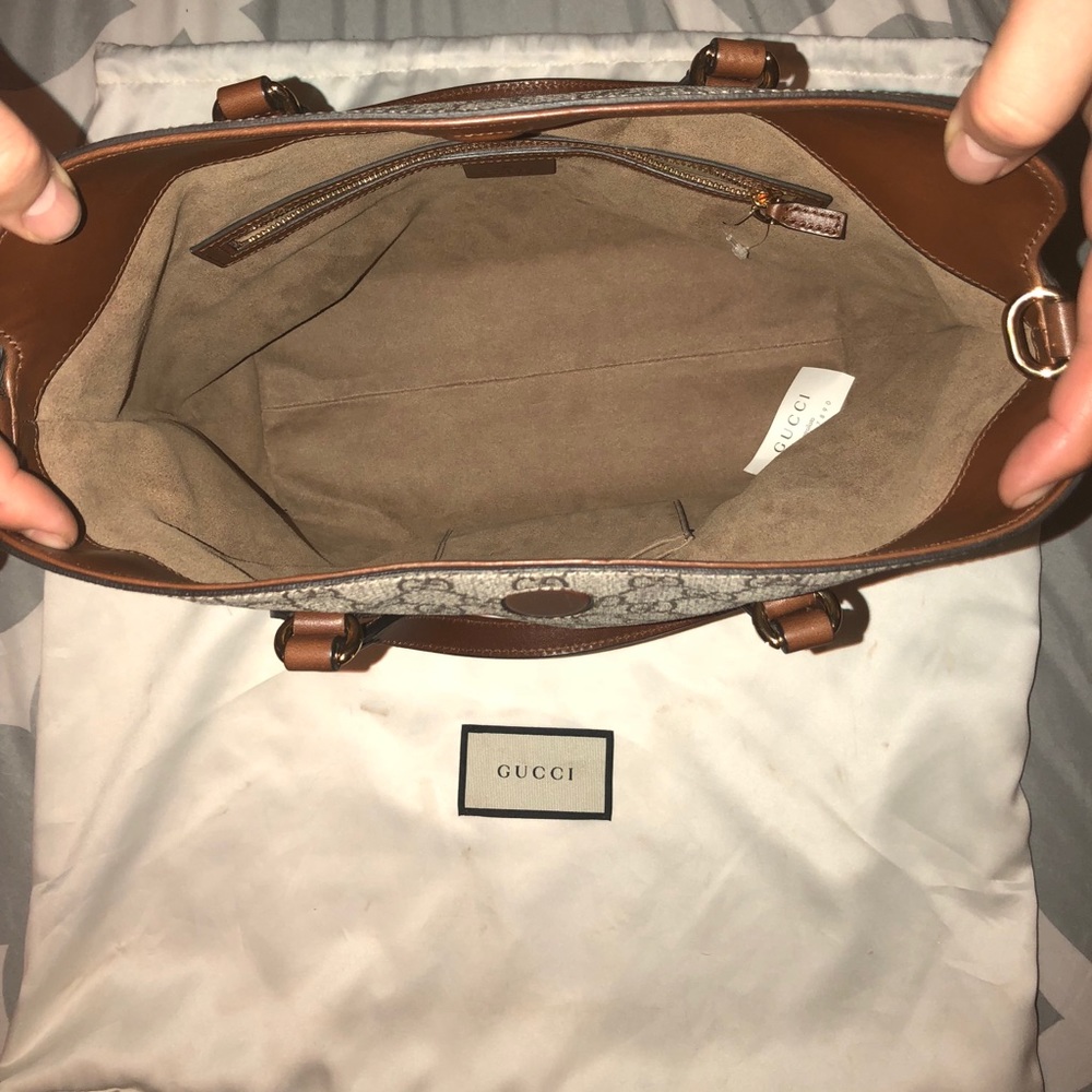 Authentic Gucci Tote Bag GG Supreme